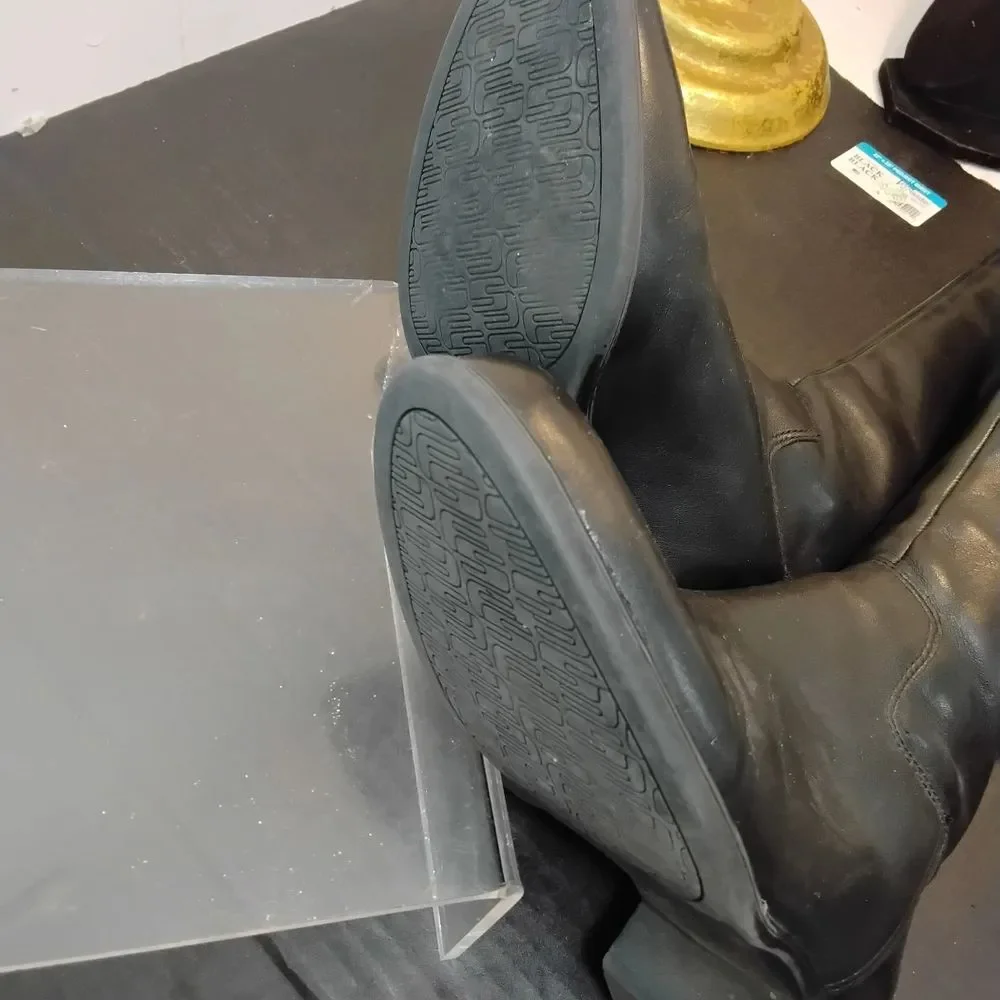 Franco Sarto Black Winter & Rain Boots